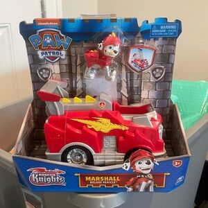 Paw Patrol Marshall Rescue Knights Toy Brand New